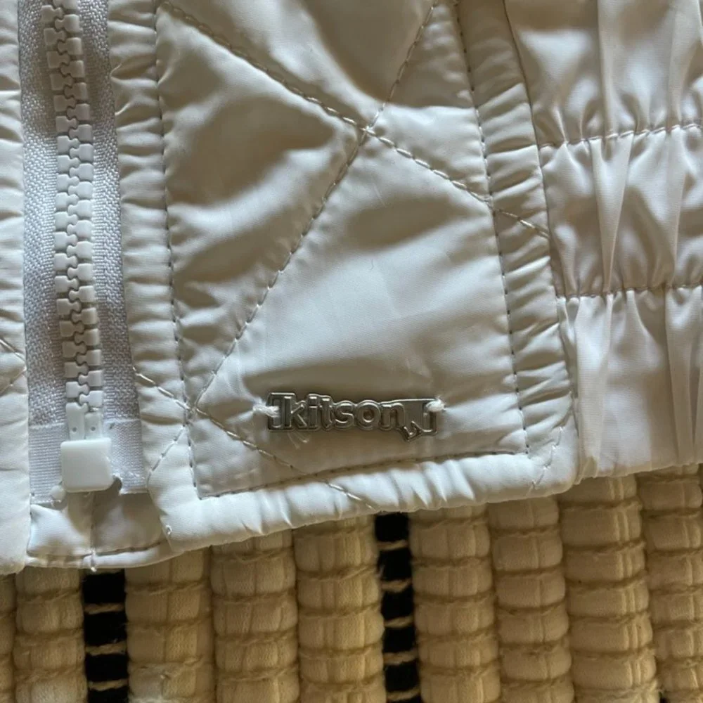 White Quilted Puffer - Kitson - Size M - Picture 4 of 5